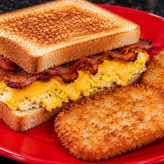 Bacon, Egg & Cheese on White Toast