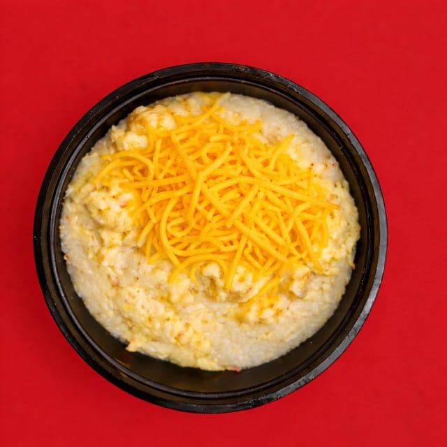 Grits, eggs, cheese Bowl.