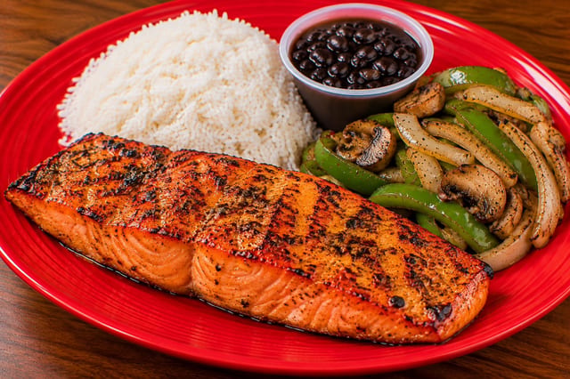 Grilled Salmon.
