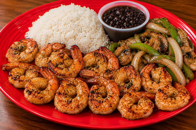 15 Grilled Shrimp.