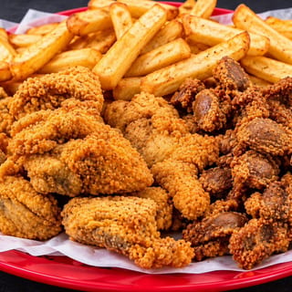 Gizzard or Liver & Catfish Nuggets