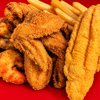 ❤️😃1 PC FISH&2 WINGS &5SHRIMP (buy1get1free)