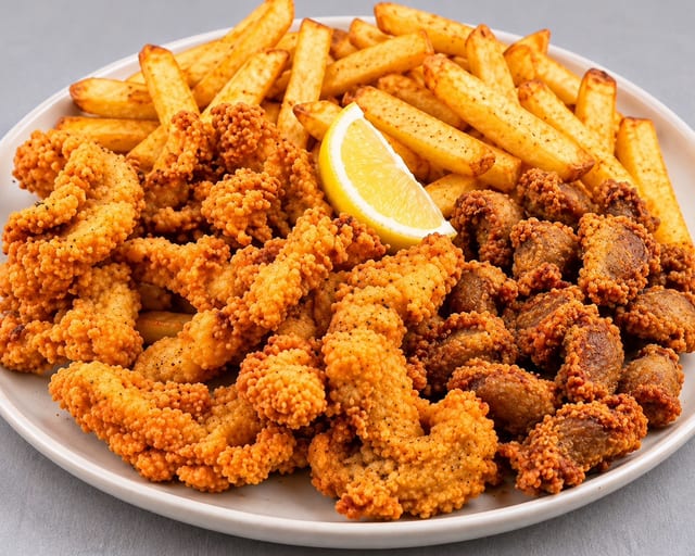 Catfish Nuggets & Conch.