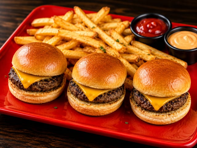 Mini Slider Burger.