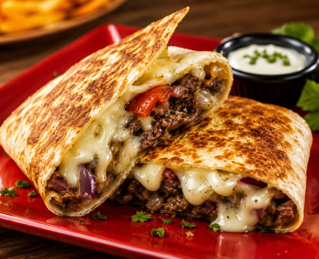 Philly Steak Wrap.