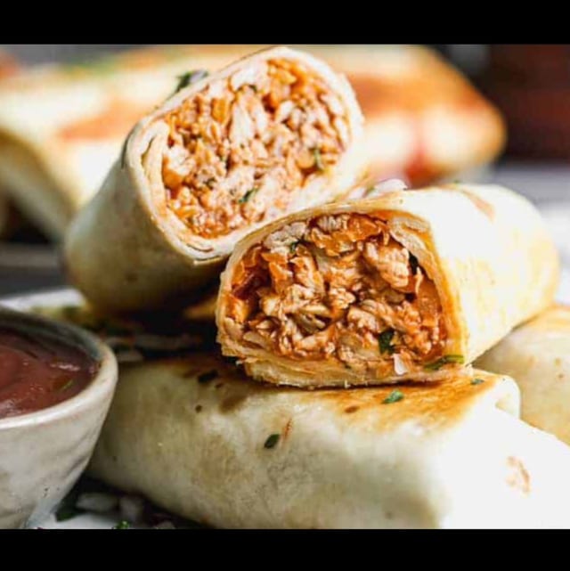 Fried Shrimp Wrap.