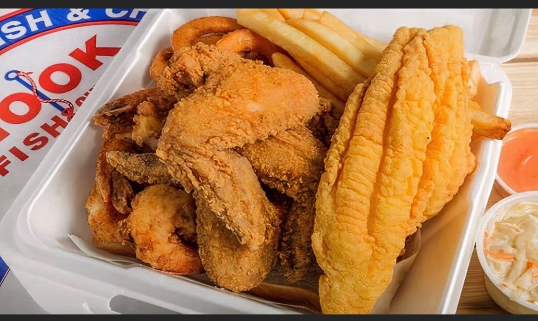 1 PC FISH&2 WINGS &5SHRIMP(buy1get1free).