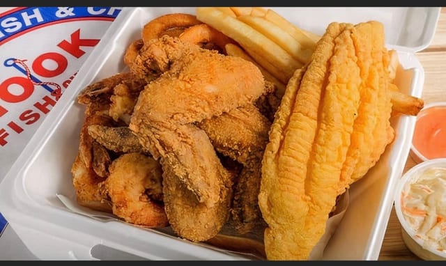 ❤️😃1 PC FISH&2 WINGS &5SHRIMP (buy1get1free).
