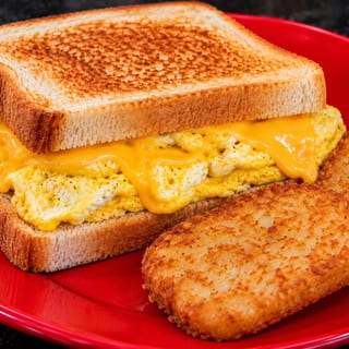 Egg & Cheese on White Toast