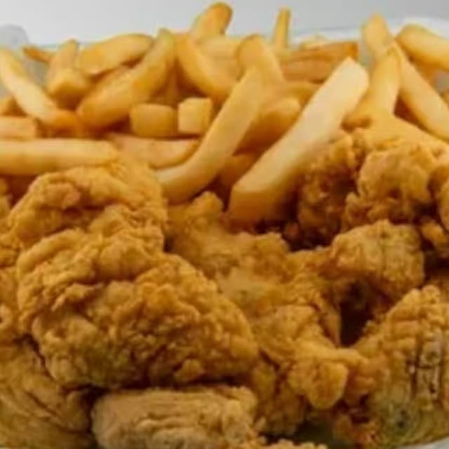 Catfish Nuggets Dinner.