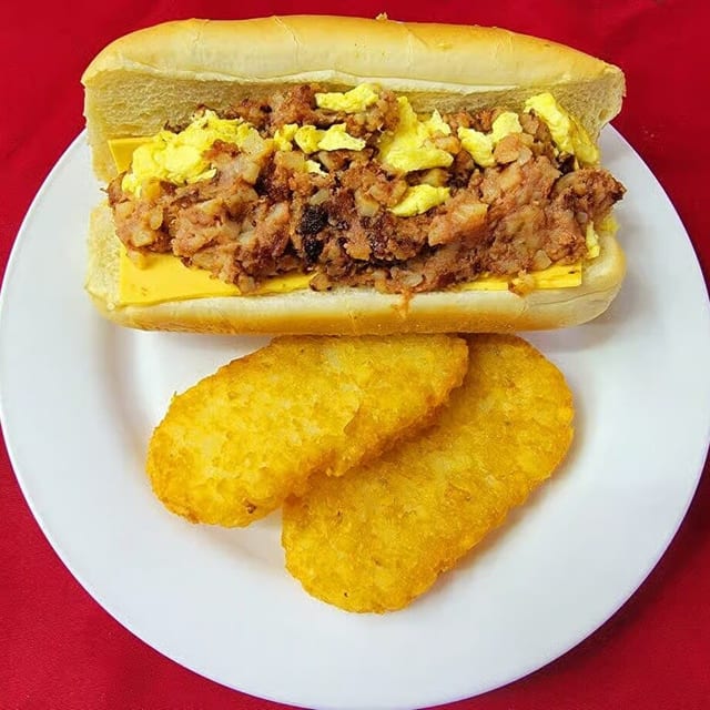 Steak, Egg & Cheese Sub.