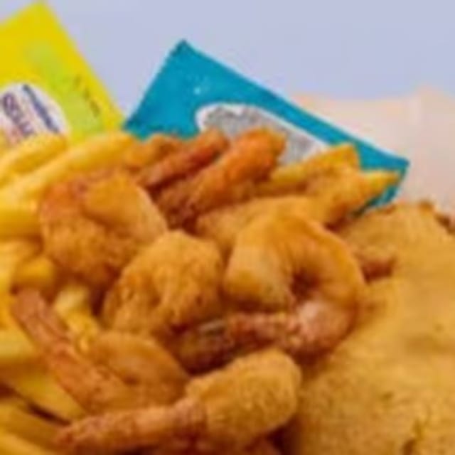 2 Pc Fish & 10 Pc Shrimp or 3 Wings or Oysters.