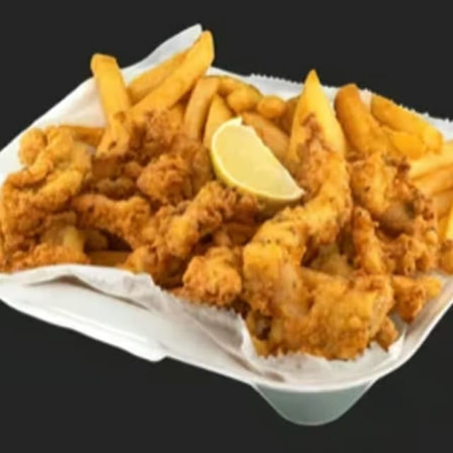 Conch & 2 Pc Fish & 3 Pc Wings or 10 Pc Shrimp or Oysters.