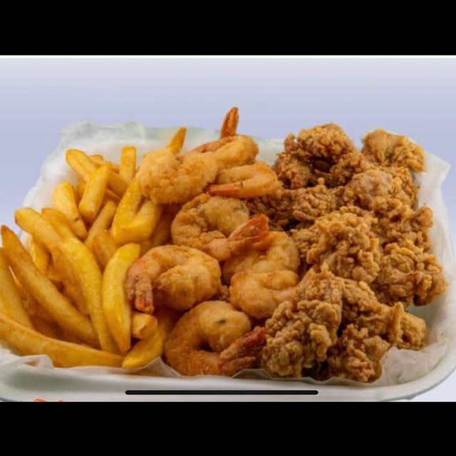 Gizzard or Liver & Catfish Nuggets.
