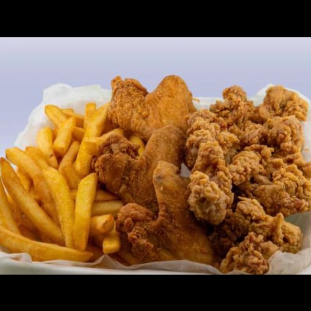 Gizzard or Liver & 10 Shrimp or 3 Wings or Oysters.