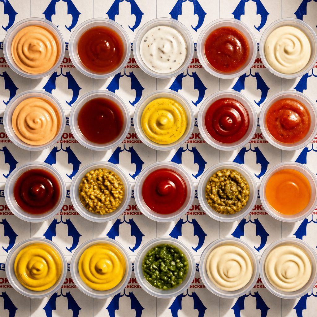 Gizzard Sauce Cup.