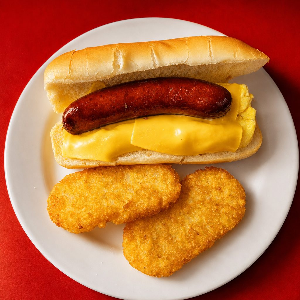 Sausage, Egg & Cheese Sub.
