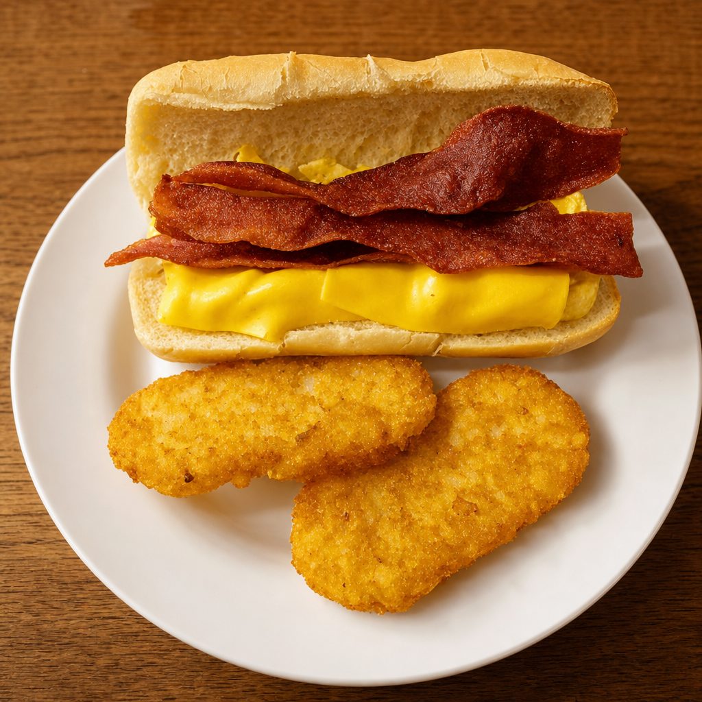 Bacon, Egg & Cheese Sub.