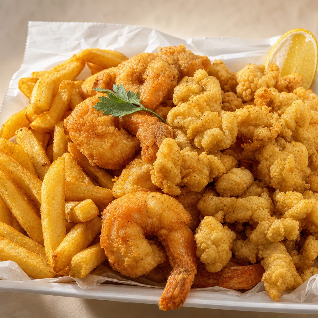 6 Pc Jumbo Shrimp & Conch.