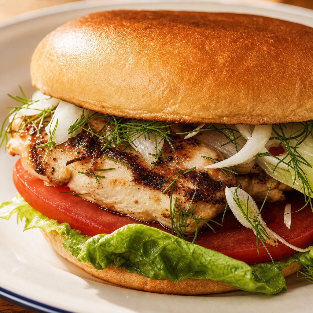 Grilled Chicken Sandwich.