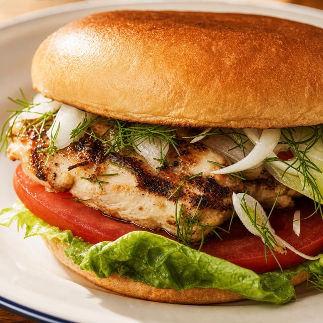 Grilled Chicken Sandwich.