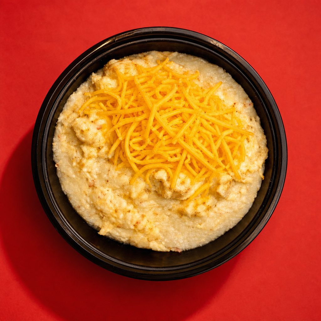 Grits,eggs,cheese Bowl.