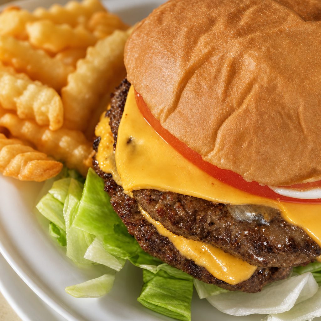 Double Cheese Burger.