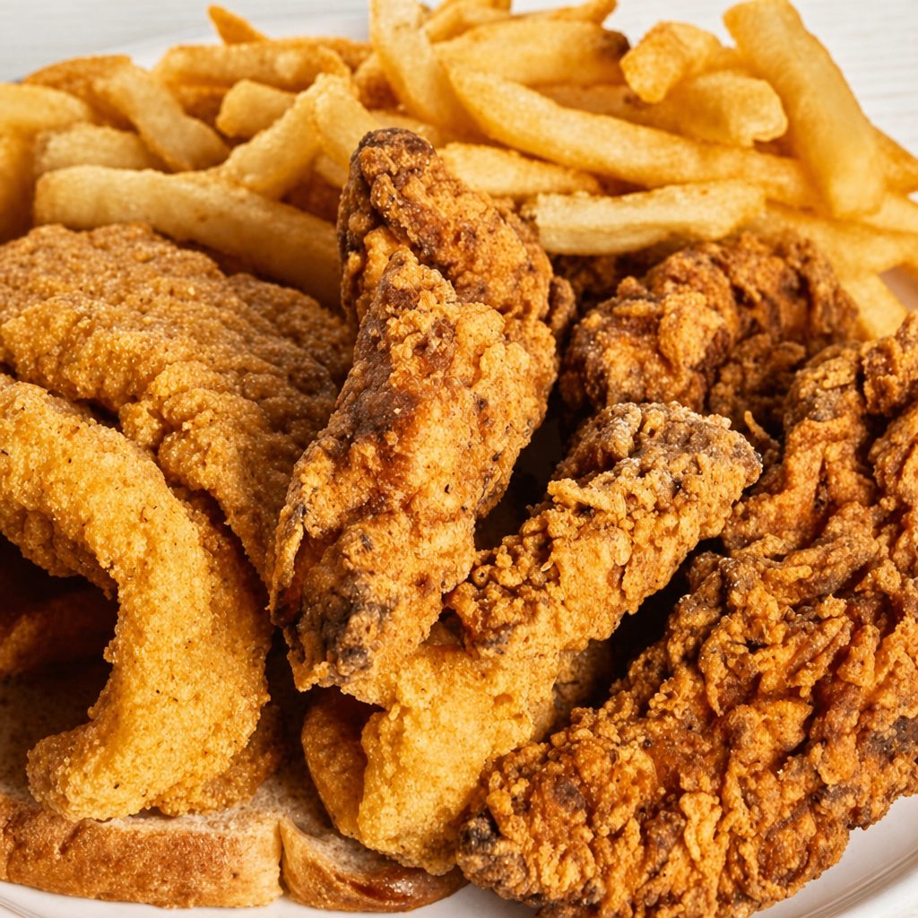 3 Pc Chicken Tender 2 Pc Fish.