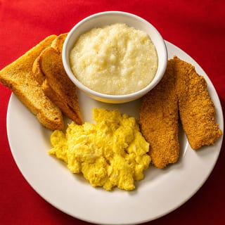 Fish, Eggs, Grits