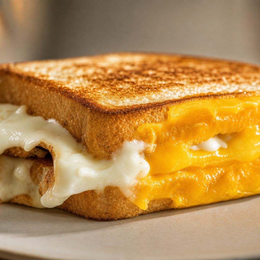 Bacon, Egg & Cheese on White Toast.