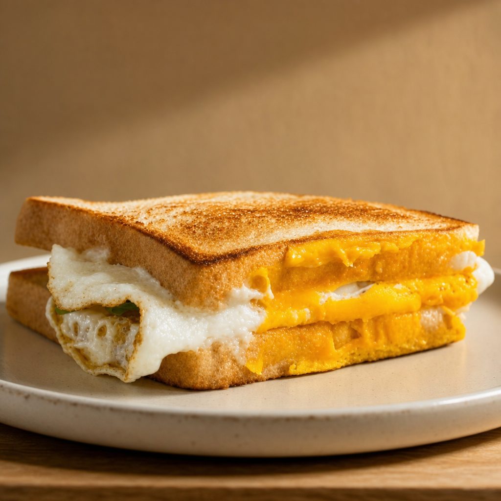 Egg & Cheese on White Toast.