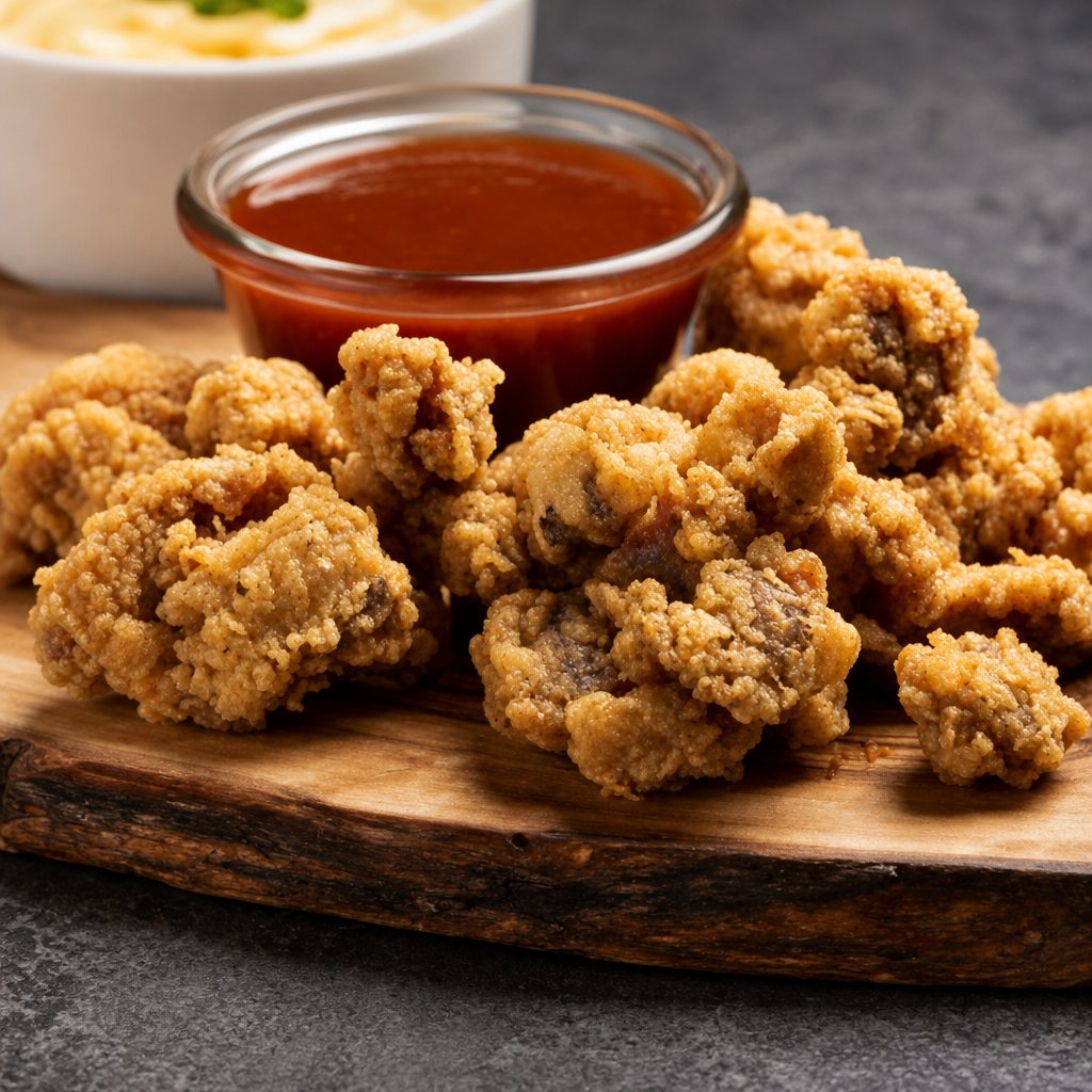 Livers with 1 Pc Fish or Catfish Nuggets.