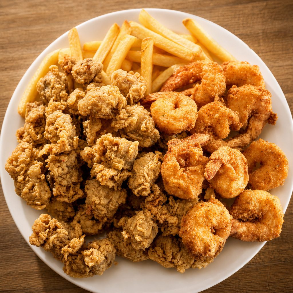 Gizzard or Liver & Conch.