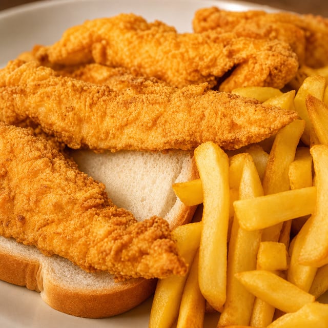2 Pc Tenders & 5 Pc Shrimp.